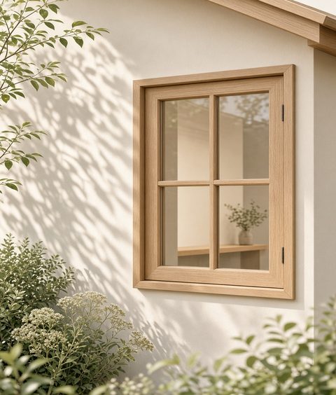 Fenster am Gartenhaus