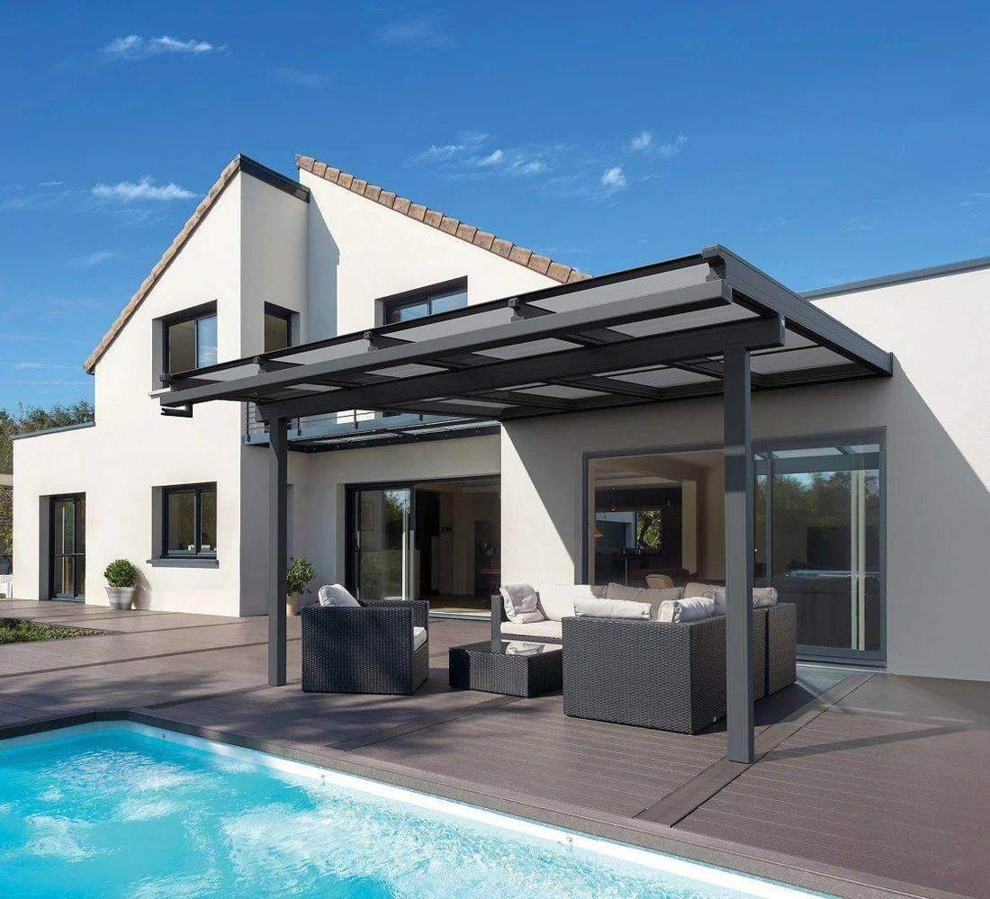 Murano Integrale ZIP Glasdach mit Zip-Markise GardenLux