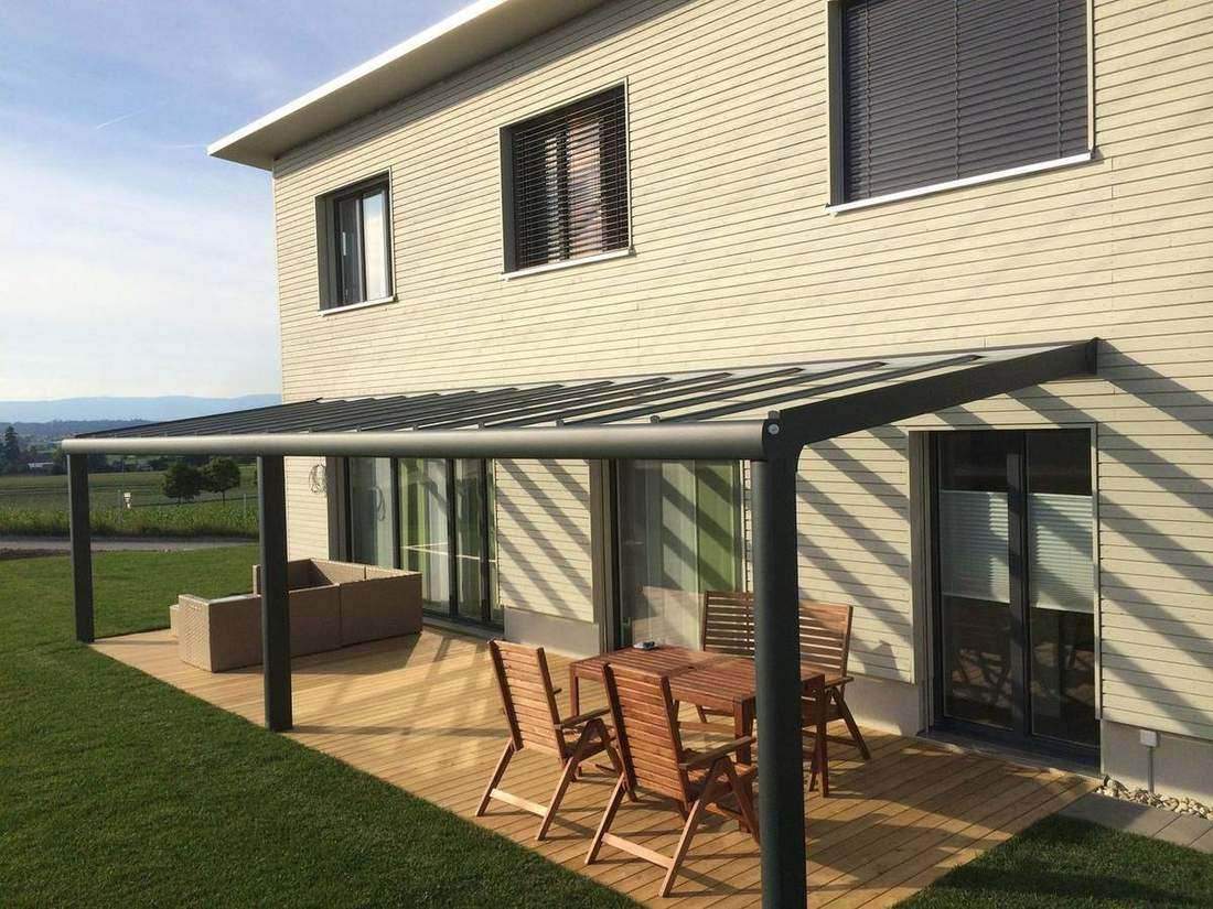 Aluminium Terrassendach Kundenprojekt