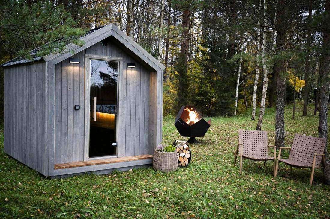 Isolierte Sauna Fjord