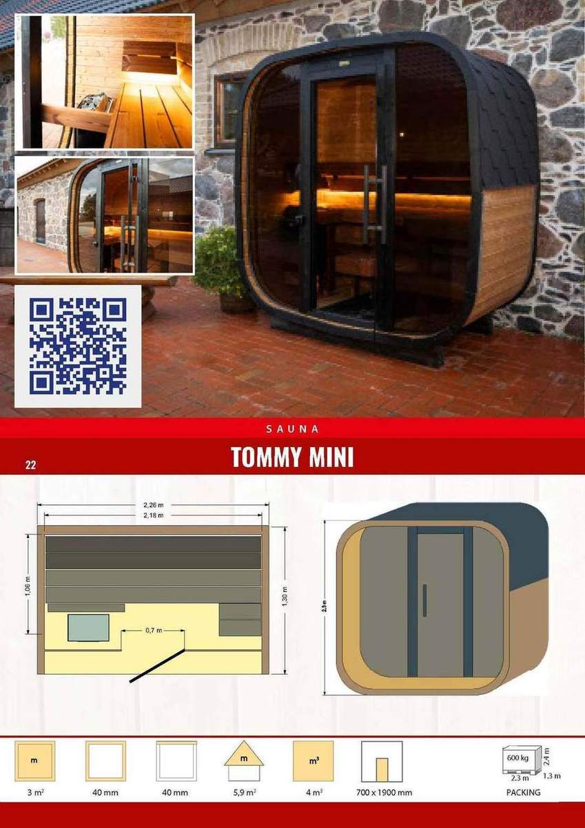 Cube-Sauna Tommy Mini