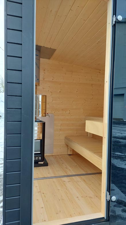 Isolierte Sauna Vivi