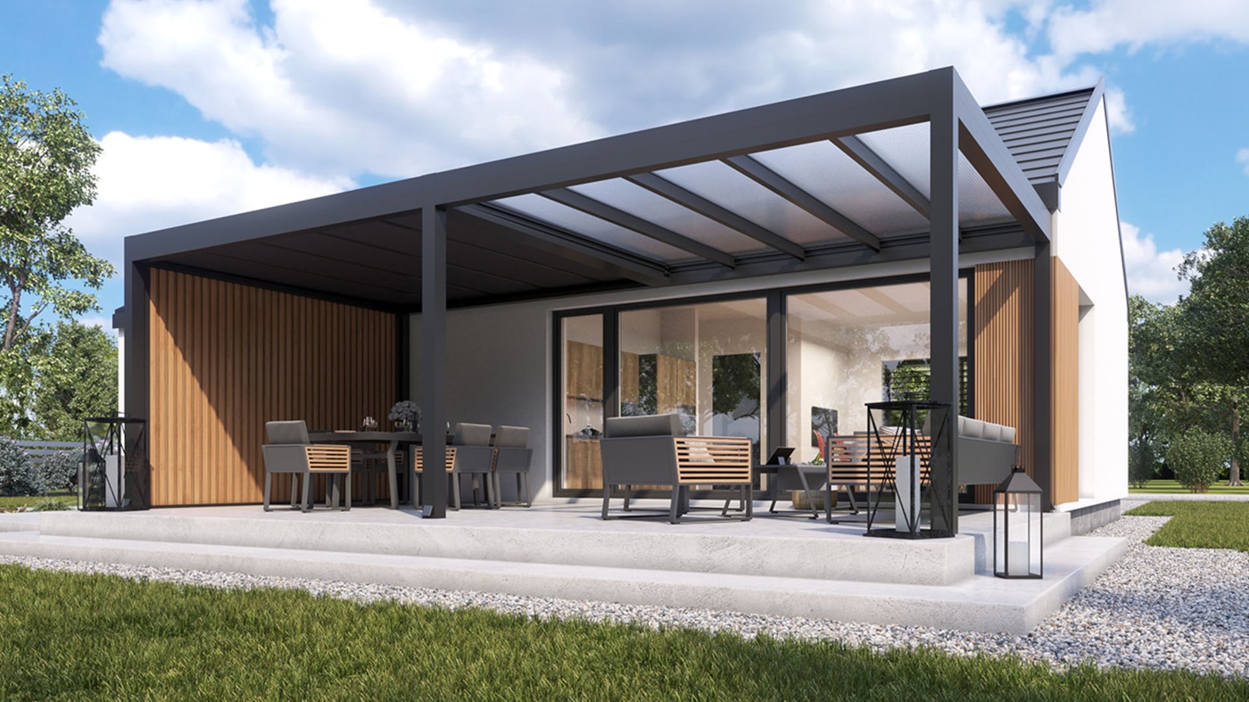 Tarasola Fix Polycarbonat Ansicht 4