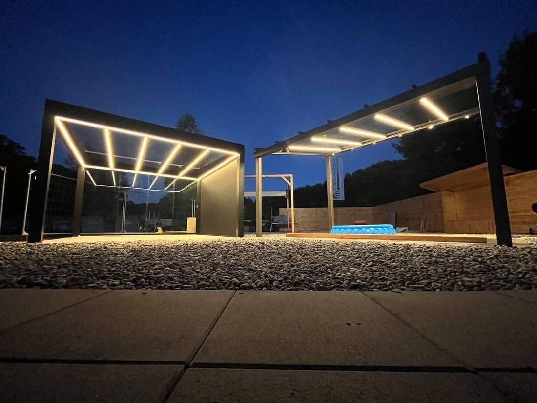 LED im Lamellendach
