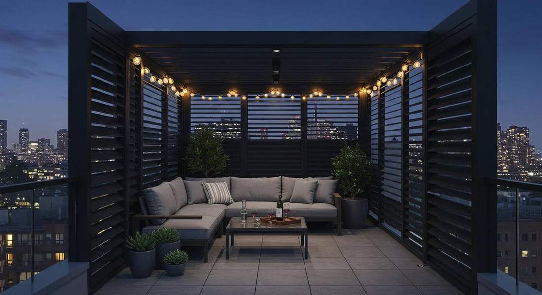 Shutters Abendstimmung